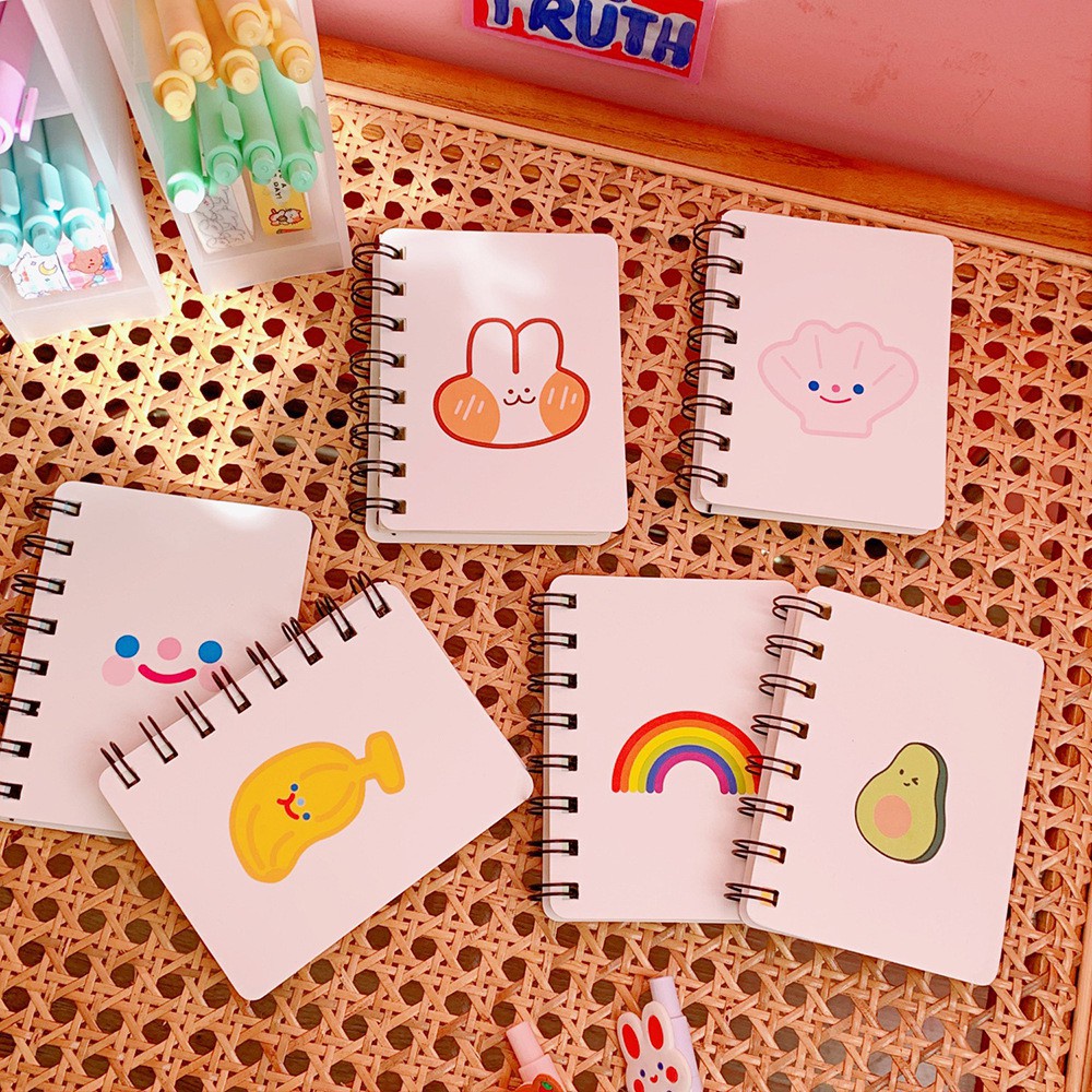 Sổ Tay Ghi Chép Mini Lò Xo Nhiều Mẫu