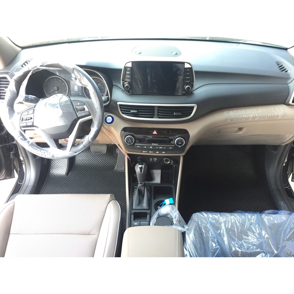 Thảm lót ô tô KATA cho xe Hyundai Tucson (2019-2021) - Khít với sàn, Chống trơn, Không mùi, Không ẩm mốc