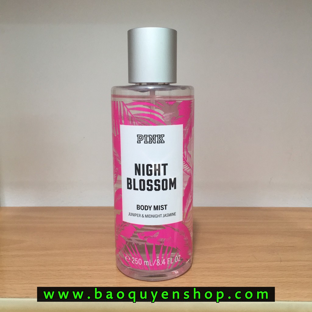 Newest PINK Night Blossom Body Mist