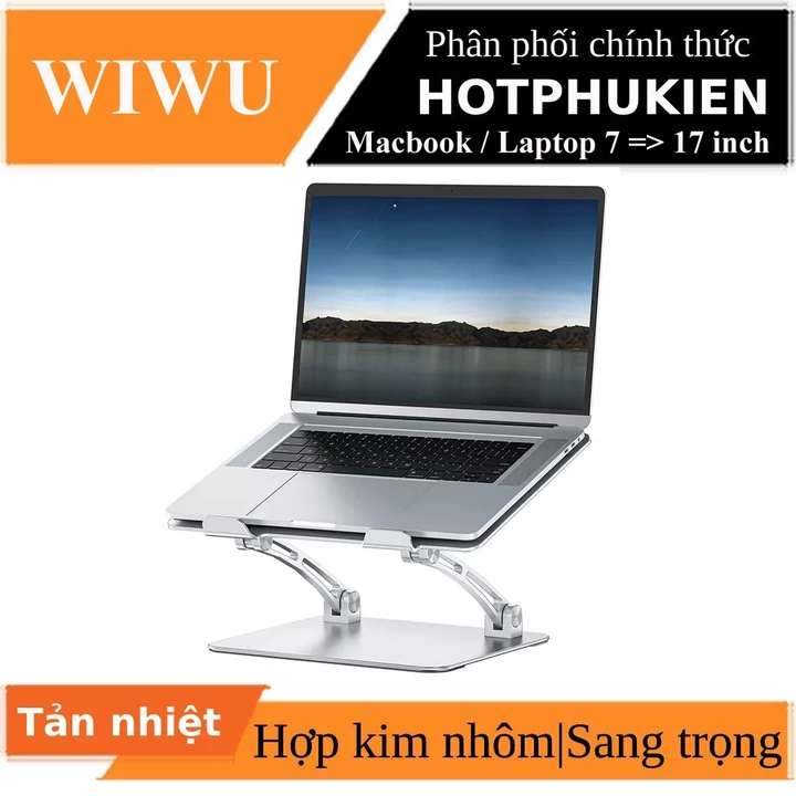 Giá đỡ tản nhiệt cho Macbook Laptop hiệu Wiwu S700 Adjustable Laptop Stand (Laptop 9 inch đến 17 inch giúp tản nhiệt)