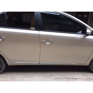Nẹp sườn TOYOTA VIOS 2014 - 2024 MẪU NH, mạ crom sáng bóng
