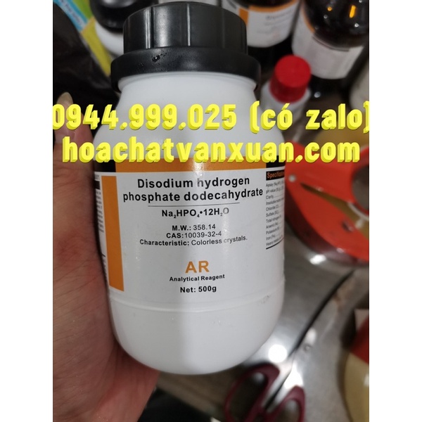 Chất Disodium Hydrogen Phosphate Dodecahydrate Cas 10039 32 4 Na2hpo4 12h2o Chai 500g Natri 0138