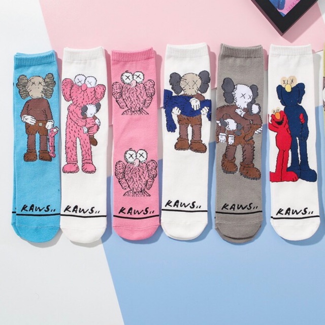 Tất/vớ Kaws cổ cao mẫu mới (hàng sẵn) | Shopee Việt Nam