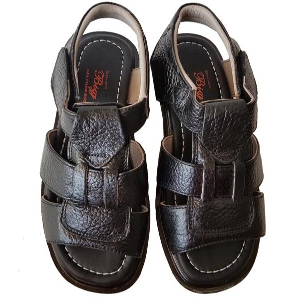 Giày sandal nam dành cho người lớn tuổi da bò thật BIGGBEN HKD009