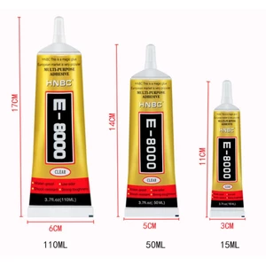 Keo đính đá, kim cương trang sức E-8000, Keo dán ron, keo dán màn hình, kính,linh kiện điện thoại và các chi tiết nhỏ
