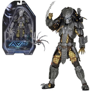 NECA Alien Vs. Predator Masked Scar Predator Pvc Hình