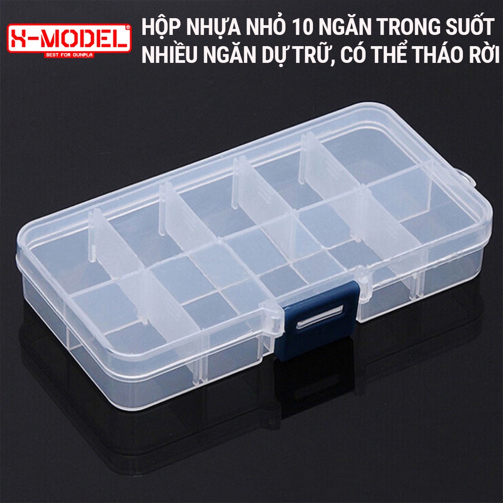 Ảnh Hộp đựng linh kiện cho Gundam có thể tháo rời để tăng không gian sử dụng cho các part lớn XMODEL 1