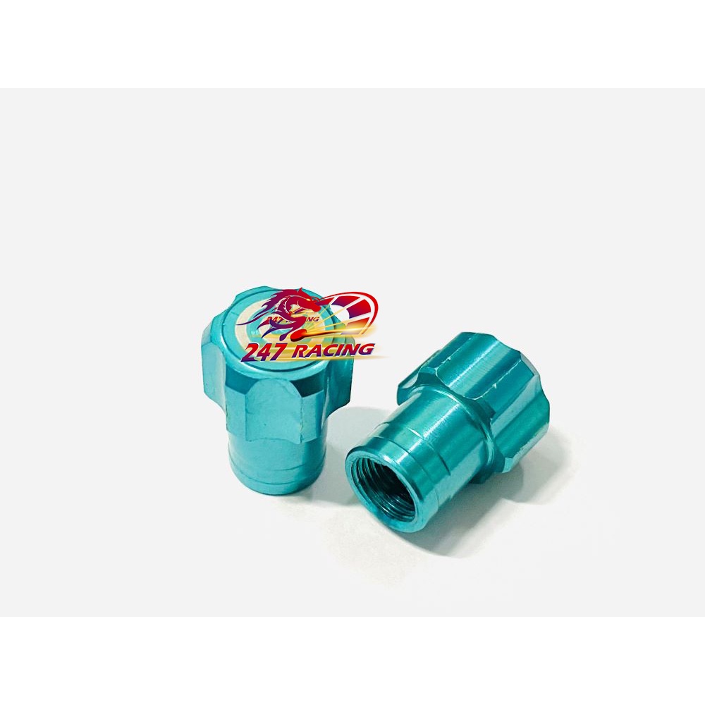 Van Vòi nhôm CNC kiểu Bembo gắn xe máy...màu Xanh Lục Bảo