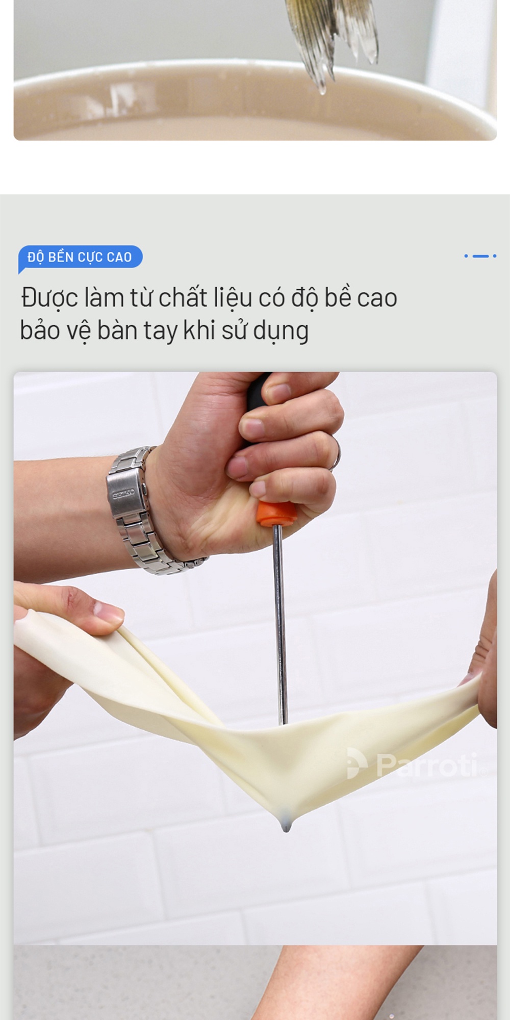 Găng tay Parroti Active AT01 chống trơn trượt