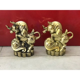 Tượng 12 con giáp như ý vật phẩm phong thuỷ bằng đồng