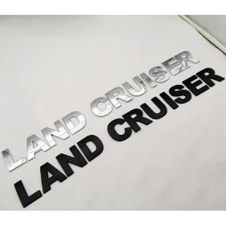 Nhãn dán thân xe Toyota LAND CRUISER logo kim loại phía trước