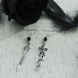 Hoa Tai Dáng Dài Hình Thanh Kiếm Phong Cách Gothic Cá Tính
