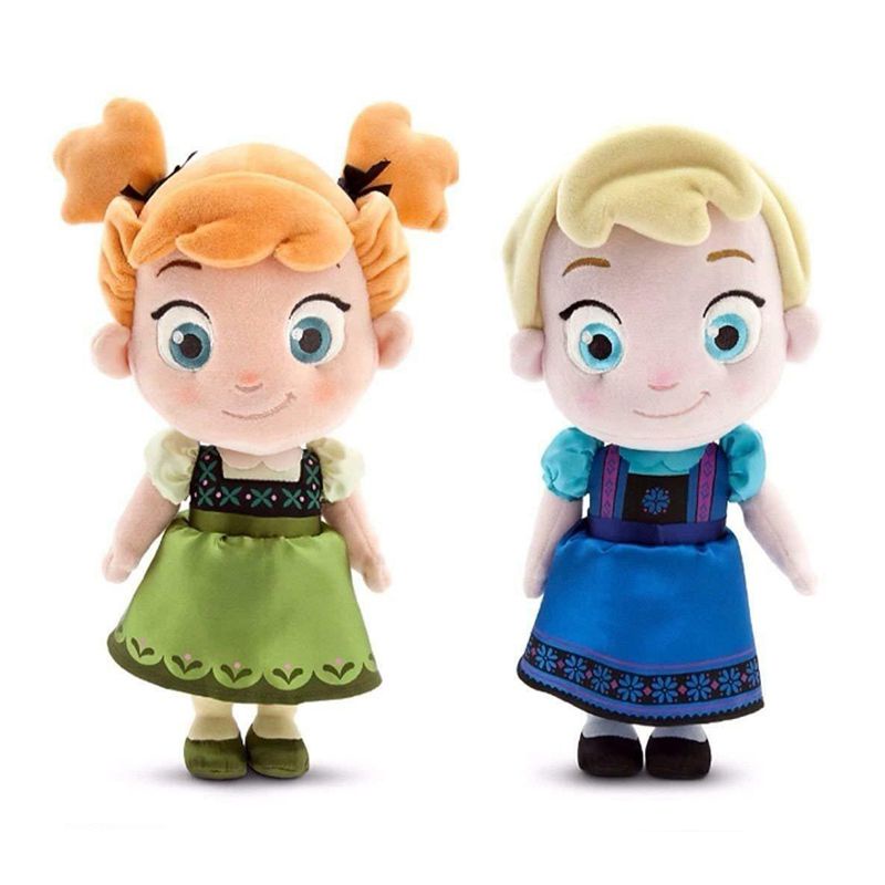 Frozen 12 "Đồ chơi trẻ mới biết đi Elsa & Anna Đồ chơi búp bê nhồi bông công chúa mềm mại