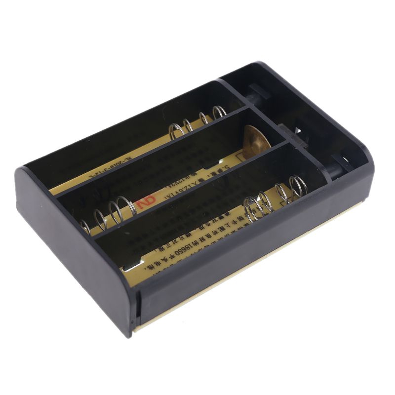 Hộp đựng 3 cục pin 18650 DIY sạc nguồn 12V cho router WiFi đèn LED
