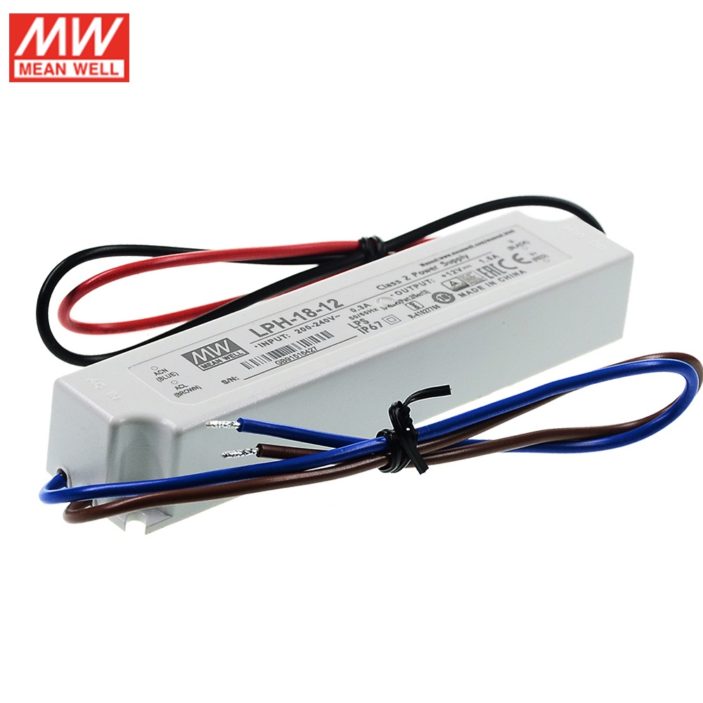 Bộ Nguồn Chuyển Đổi Lph 18 12 220vac Sang 12vdc 1 5a 18w Ip67 Chống