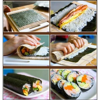 50 Lá Rong biển Nori cuộn cơm Sushi. Gimbap. Kimbap. Lá dày, không rách --> 1 gói sushi 50 lá