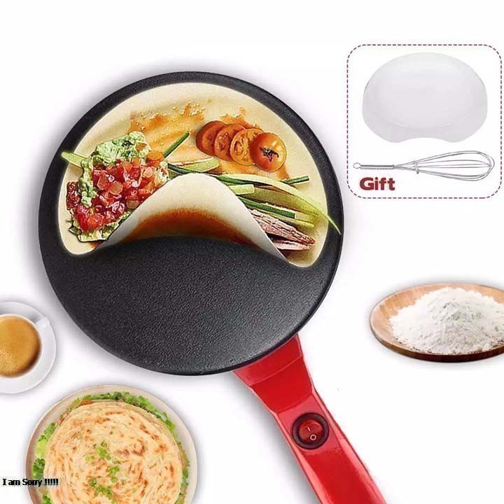 Máy làm bánh crepe 600W gia nhiệt nhanh, chống quá nhiệt, quá tải