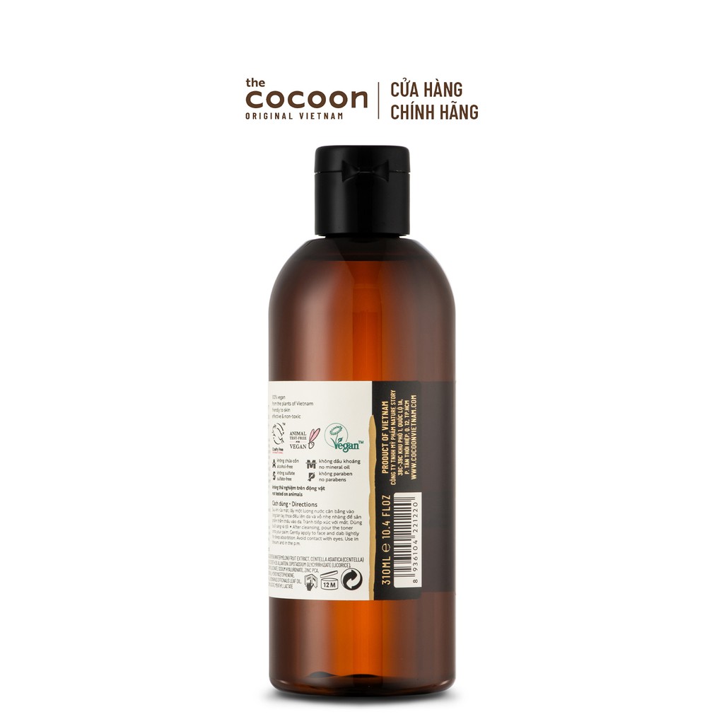 Ảnh Bigsize - Nước bí đao cân bằng da (toner) Cocoon giảm dầu và mụn 310ml 3