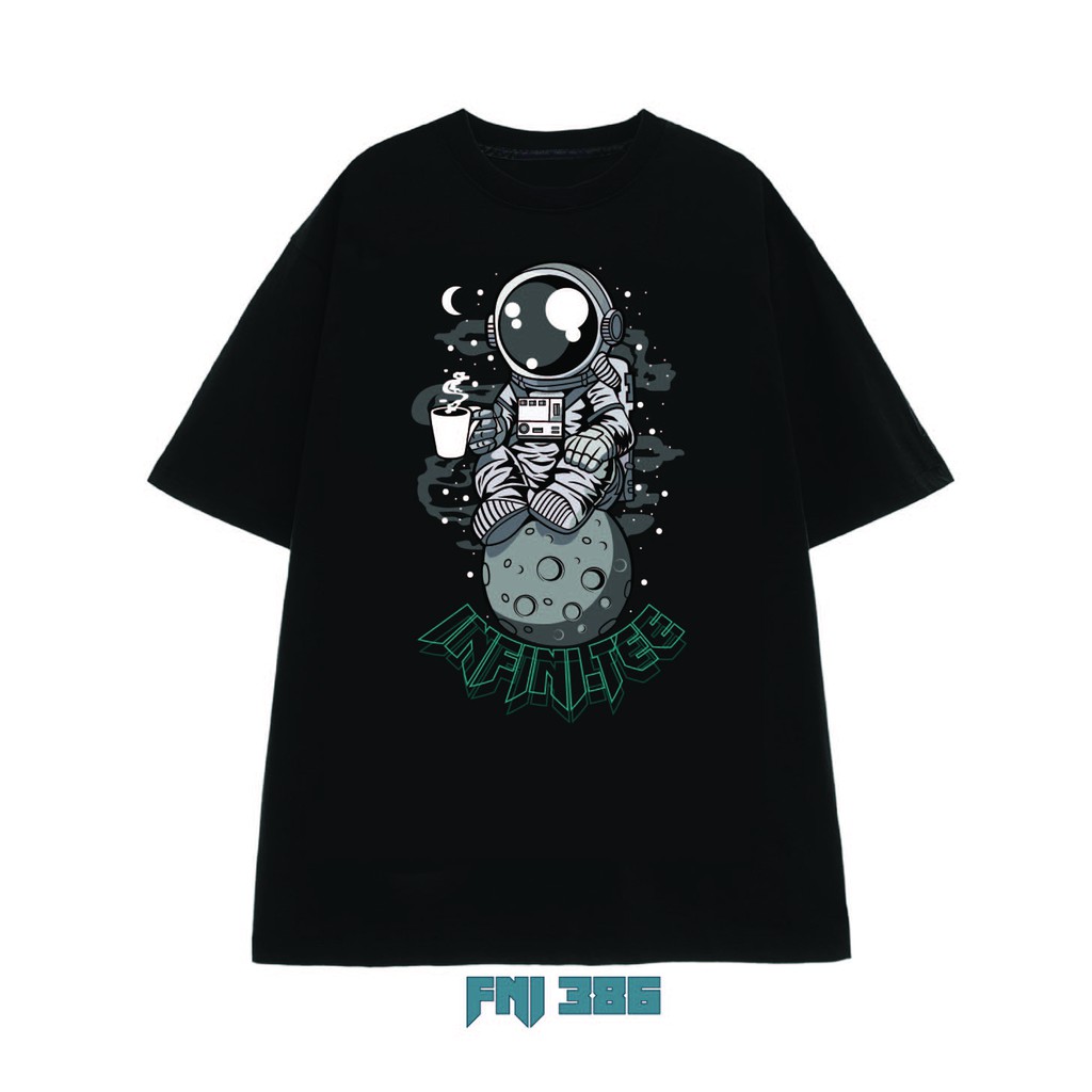 Áo thun INFINITEE Fni0386, Thun 100% Cotton - form rộng Unisex.