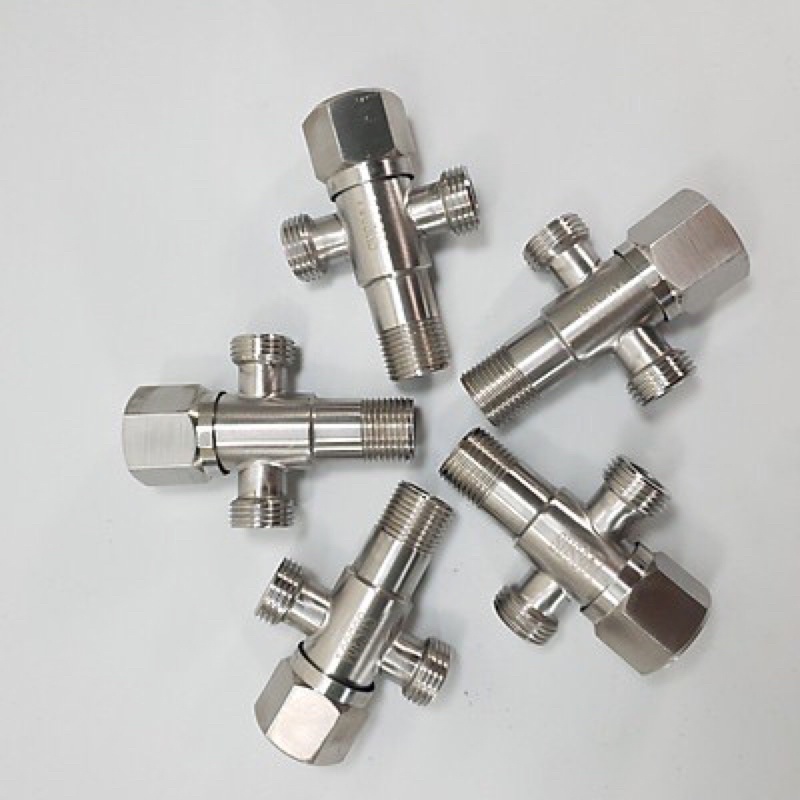 Van tê cầu inox 304, van F | Shopee Việt Nam