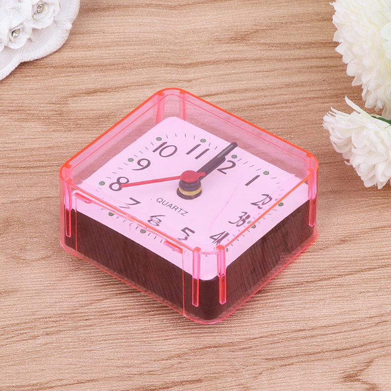 Đồng hồ báo thức vuông mịn Bàn để bàn cho đồng hồ thời gian cho phòng ngủ gia đình Phòng sách Trang trí bàn làm việc