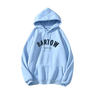 Áo Hoodie nỉ Nam nữ in chữ BARTOW hoodie tay dài