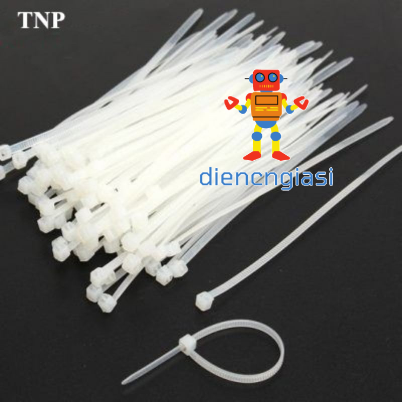 Dây rút nhựa 10cm ,15cm, 20cm, 25cm, 30cm ( Khoảng 80 sợi/bịch ...