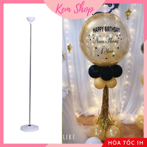 Trụ inox, trụ nhựa dựng đèn lồng, bóng bay trang trí sinh nhật, đám cưới  - Kemshop K85