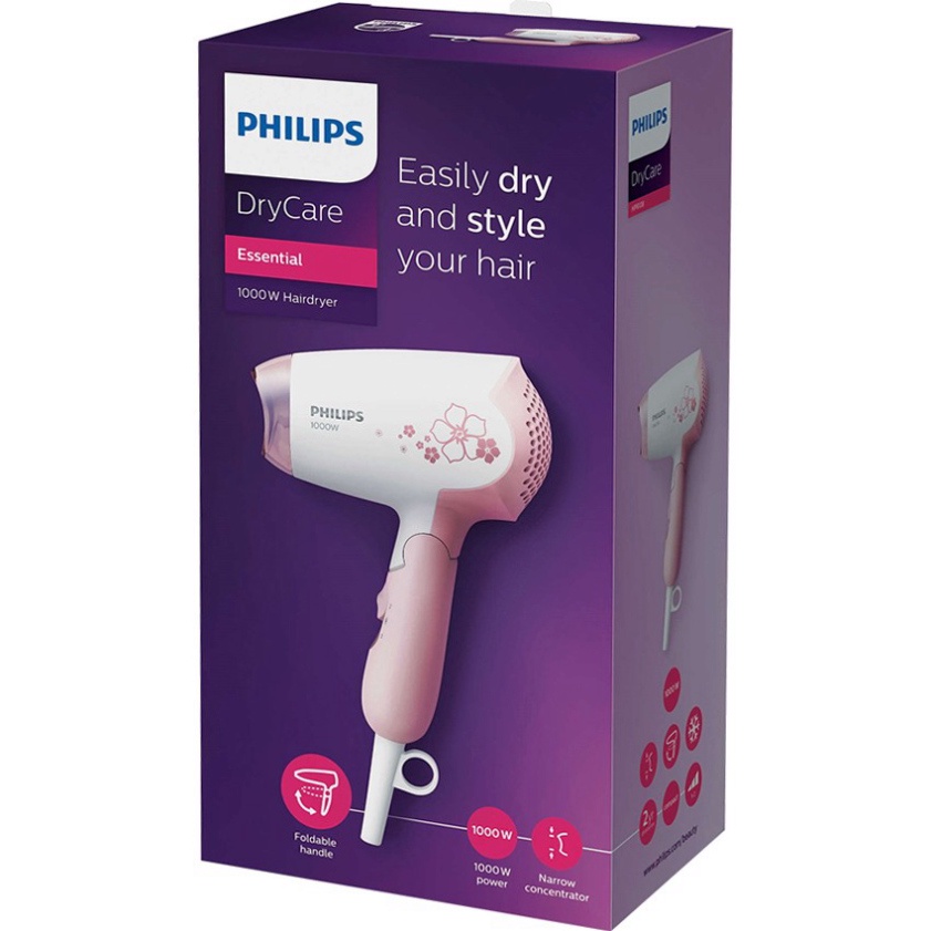 Ảnh Máy Sấy Tóc Du Lịch Mini Philips HP8108/00 - Bảo Hành Chính Hãng 2 Năm 1