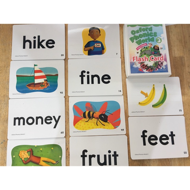 Flash card Oxford Phonics World Level 3 Shopee Việt Nam