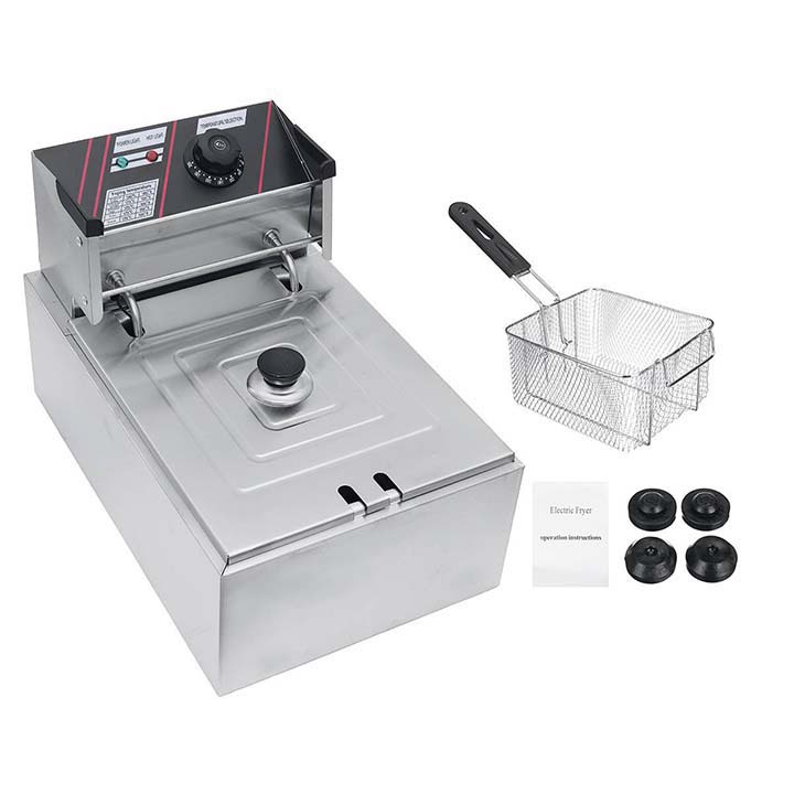 Bếp chiên SUNNY 2500W chất liệu inox dày dặn, bền bỉ theo thời gian