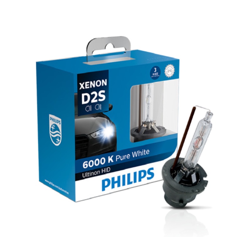 Bóng đèn Pha ô Tô Xenon Philips Ultinon HID D2S 85122 85V 35W 6000K ...