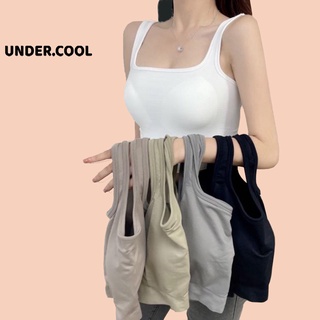 Áo Bra UNDERCOOL Cotton Dáng Lửng Hai Dây Hở Lưng Không Gọng AB16