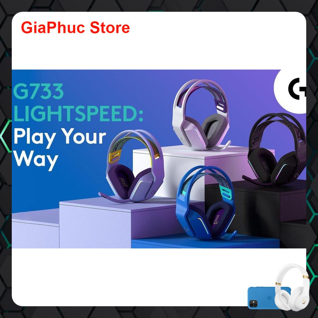 Tai Nghe Không Dây Gaming Logitech G733 Lightspeed Rgb Hàng Chính Hãng Shopee Việt Nam 1878