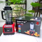 Máy Xay Sinh Tố Công Nghiệp NIKITO 5000W xay đá Xay, thịt cá, rau củ quả, sinh tố, ngũ cốc, đồ khô, BH 24Tháng — ảnh 3