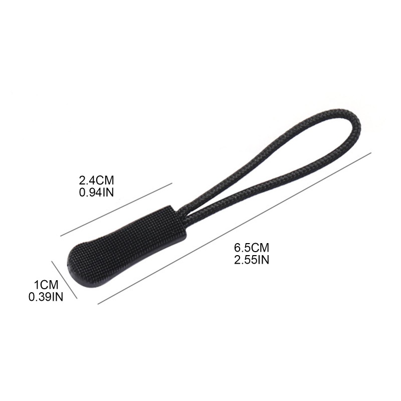 10pcs  Pull Puller End Fit Rope Tag Replacement Clip Broken Buckle Fixer