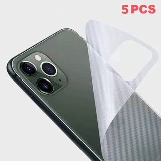 5 cái Mô hình sợi carbon Mờ lưng Phim dán phía sau Phim bảo vệ mềm iPhone 16e 16 15 14 13 12 Mini 11 Pro X Xr Xs Max 8 7 6 6s Plus 5 5s SE
