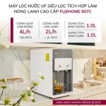 Máy lọc nước nóng lạnh mini để bàn nhập khẩu Fujihome,4 cấp lọc bình lọc nước uống trực tiếp làm nóng lạnh Block tự ngắt — ảnh 2