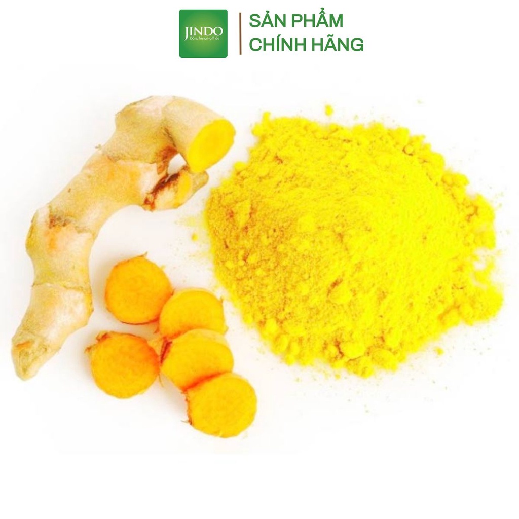 Tinh bột nghệ vàng thượng hạng JINDO 1kg tác dụng hỗ trợ làm đẹp da, hỗ trợ cải thiện sức khỏe