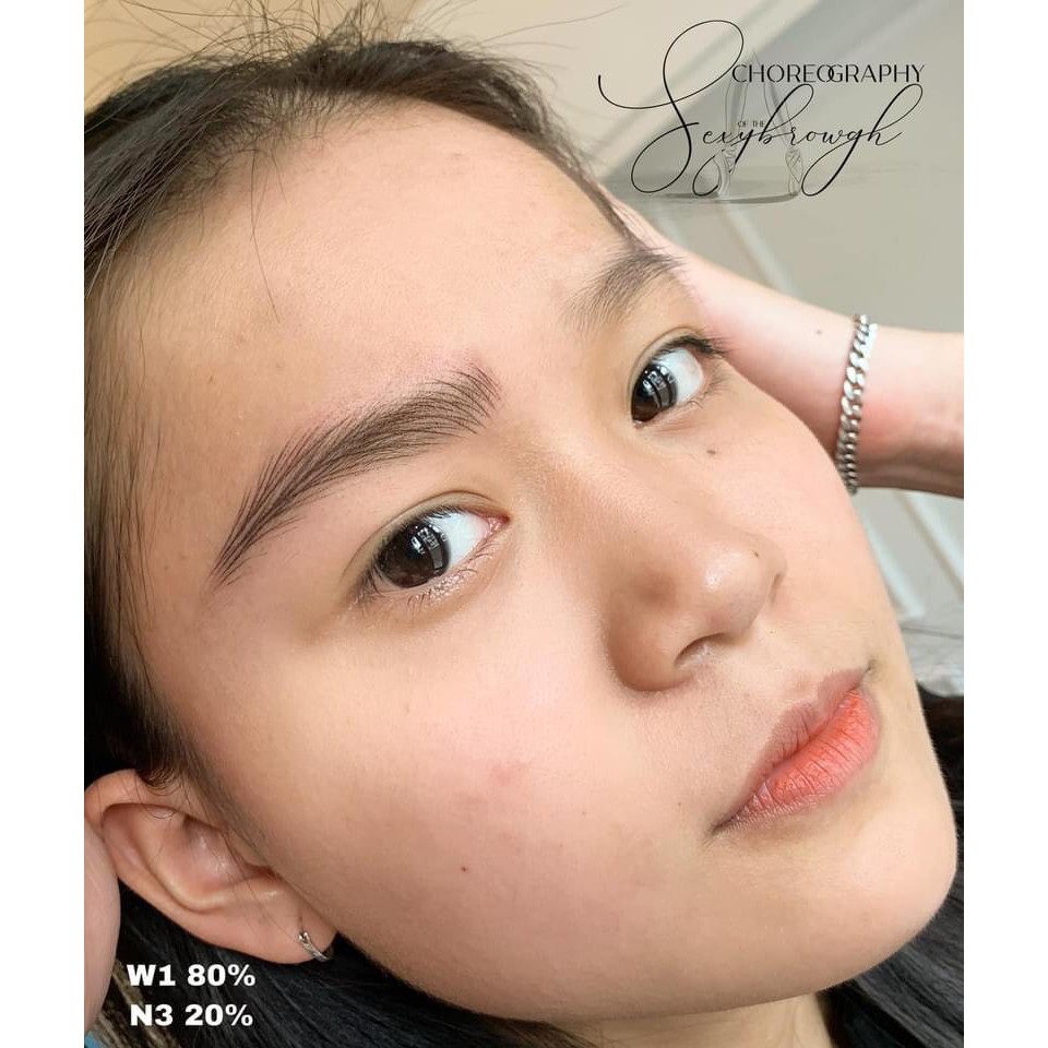 Mực Gh Chai Tròn Chuyên Kỹ Thuật HairStocke Điêu Khắc Sợi Hạt Chân Mày