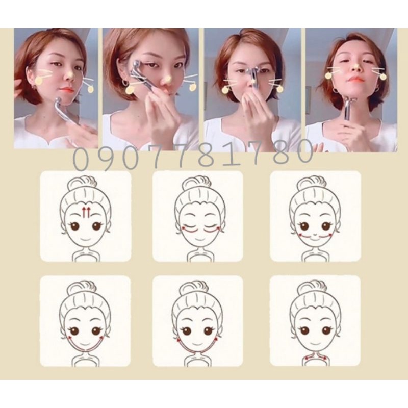 cây lăn massage amore pacific thiết kế hiện đại đa chức năng