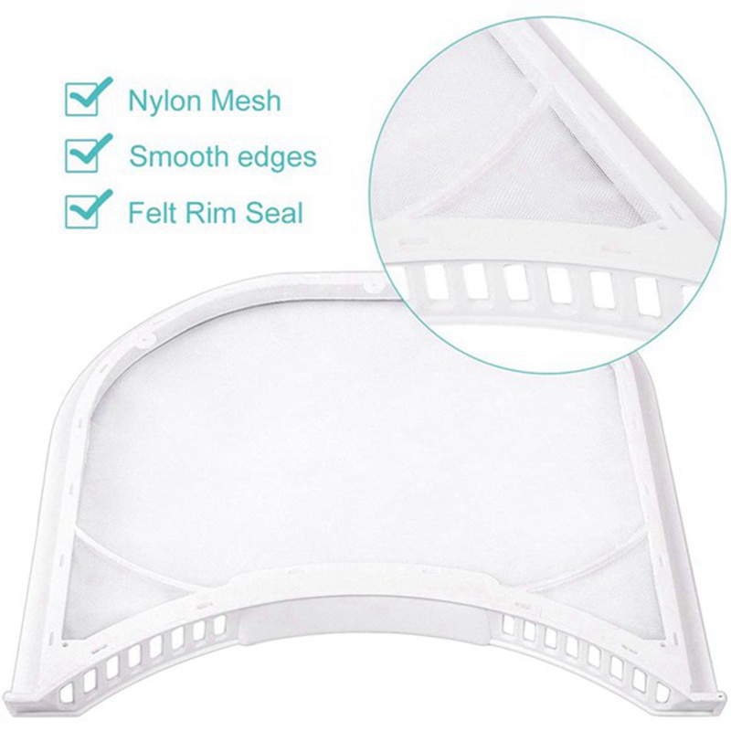 1 Cái 5231EL1003B Máy Sấy Lint Màn Hình Lọc Có Nỉ Vành Cho Máy Sấy Quần Áo Thay Thế 5231EL1003B DLE2512W DLE2514W