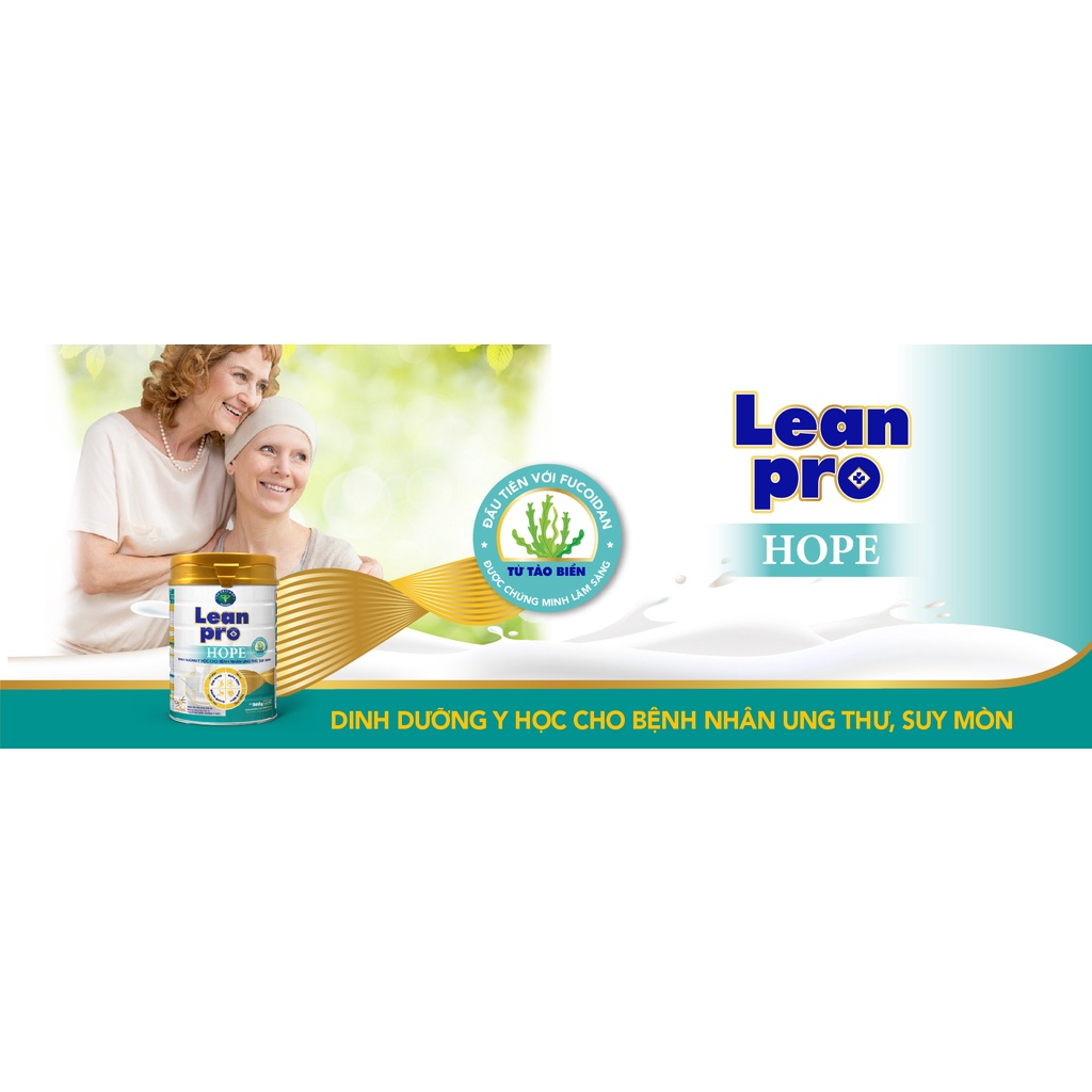 Sữa Leanpro Hope-DINH DƯỠNG Y HỌC CHO BỆNH NHÂN UNG THƯ,SUY MÒN