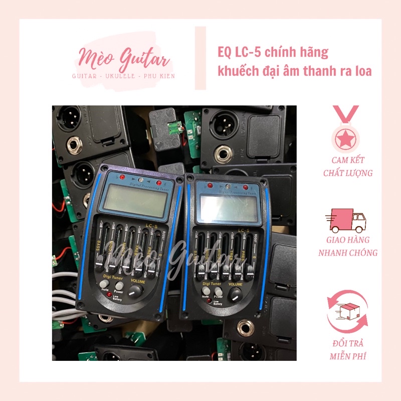 [Chính hãng] EQ Guitar LC5, Pick Up cho đàn Guitar Acoustic, Classic 5