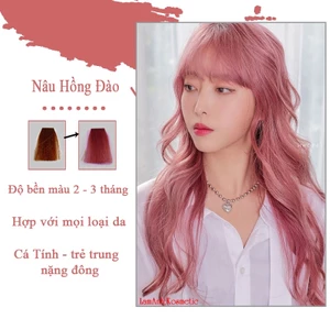 Thuốc nhuộm tóc Nâu Hồng Đào 100ml màu nhuộm lên chuẩn tone