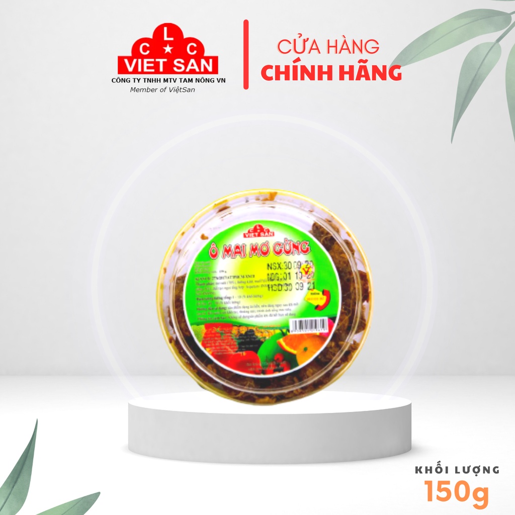 Ô Mai Mơ Gừng Việt San 150g/280g - Mơ Chua Ngọt Gừng Cay Ăn Vặt