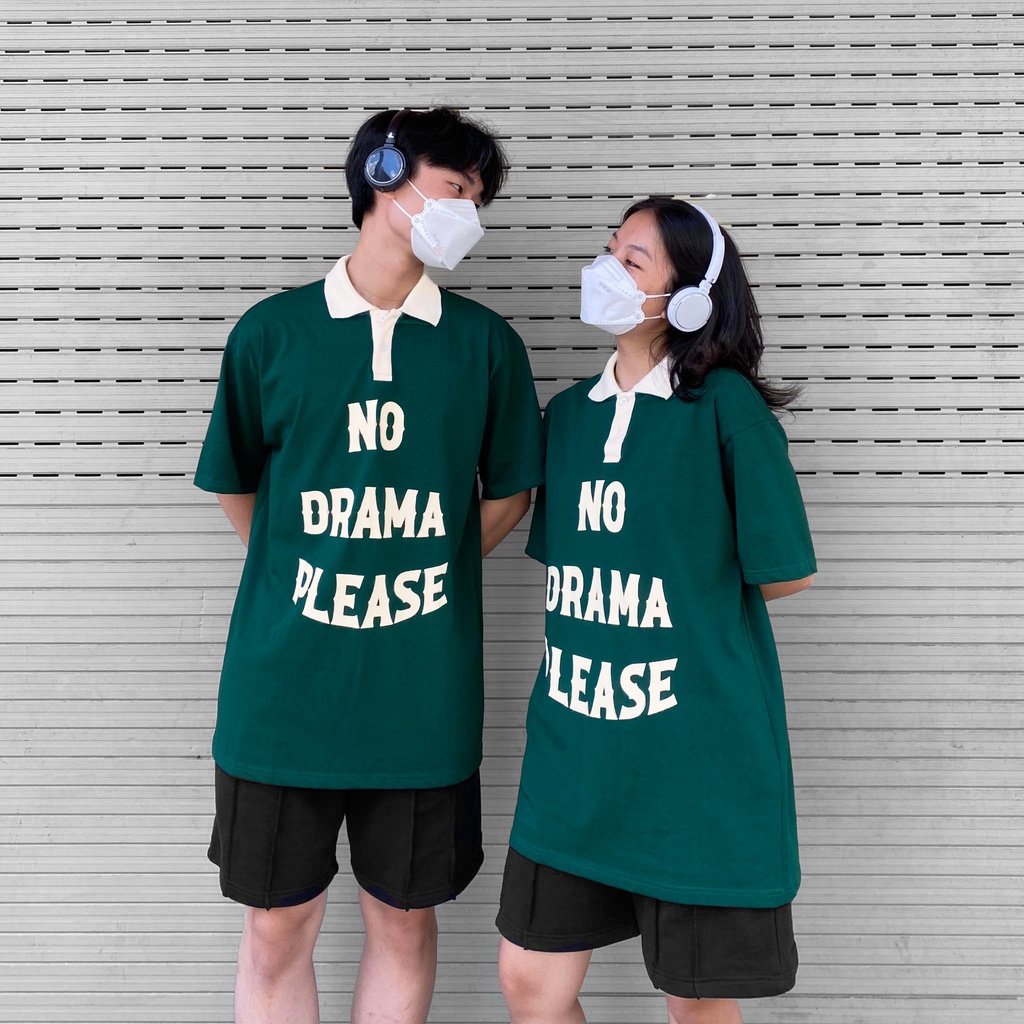ÁO THUN FF FORM RỘNG POLO NO DRAMA, VẢI THUN 2 CHIỀU COTTON 250GSM