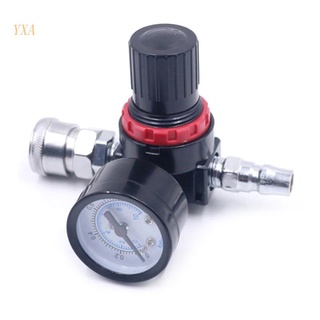 Bộ Điều Chỉnh Áp Suất Khí Nén 1 / 4 "Có Đồng Hồ Đo Áp Suất Cho Súng Phun Sơn