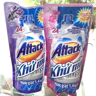 Nước giặt gel lọc sợi vải Attack- Túi 3.5kg