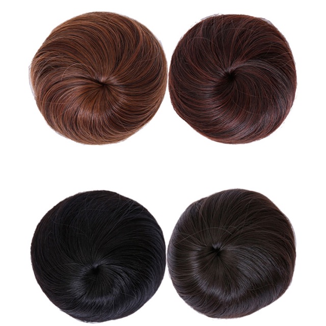 [SHOP UY TÍN] 💋TÓC BÚI TRÒN CAO CẤP💋ĐỦ MÀU KÈM HÌNH THẬT